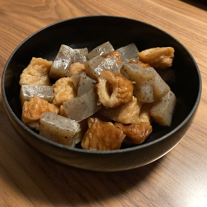 炊飯器で簡単!こんにゃくの煮物!